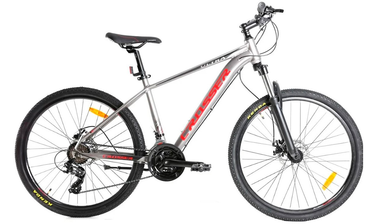 Фотография Велосипед Crosser Ultra 26" 2021, размер М, серый